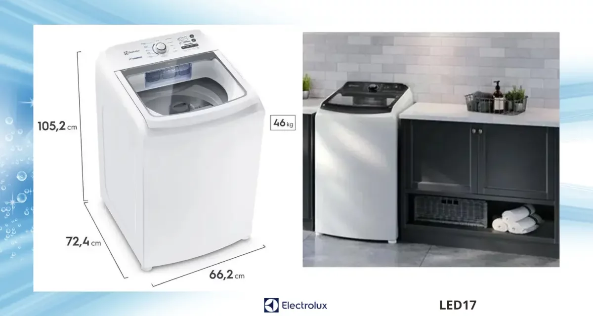 Como instalar lavadora de roupas Electrolux – LED17