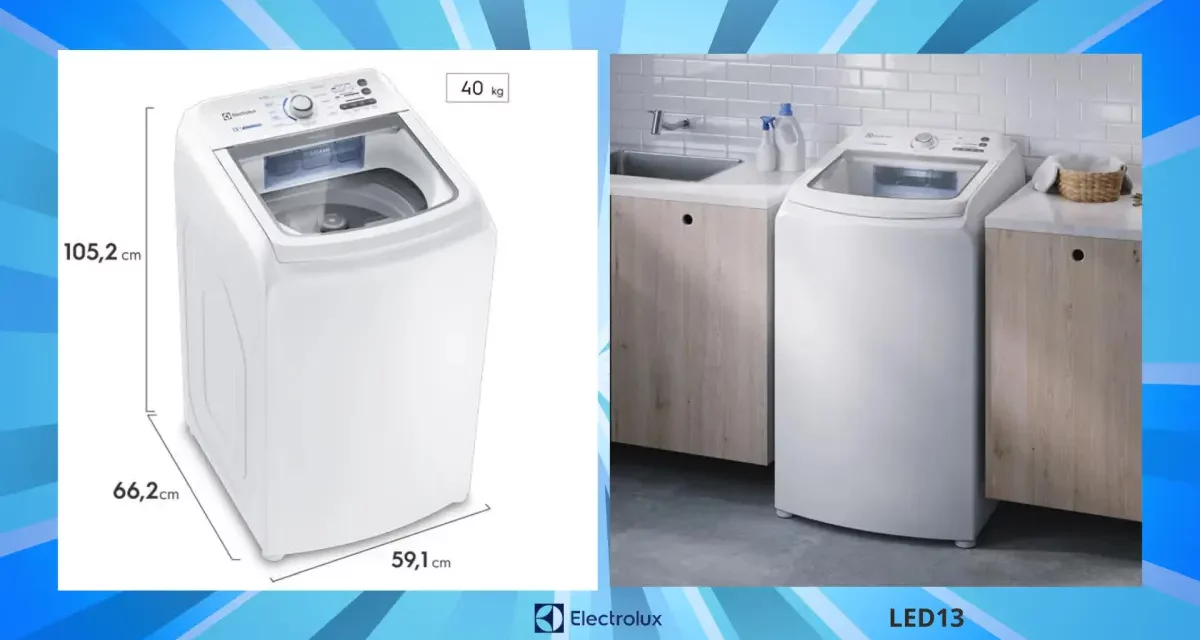 Como instalar lavadora de roupas Electrolux – LED13