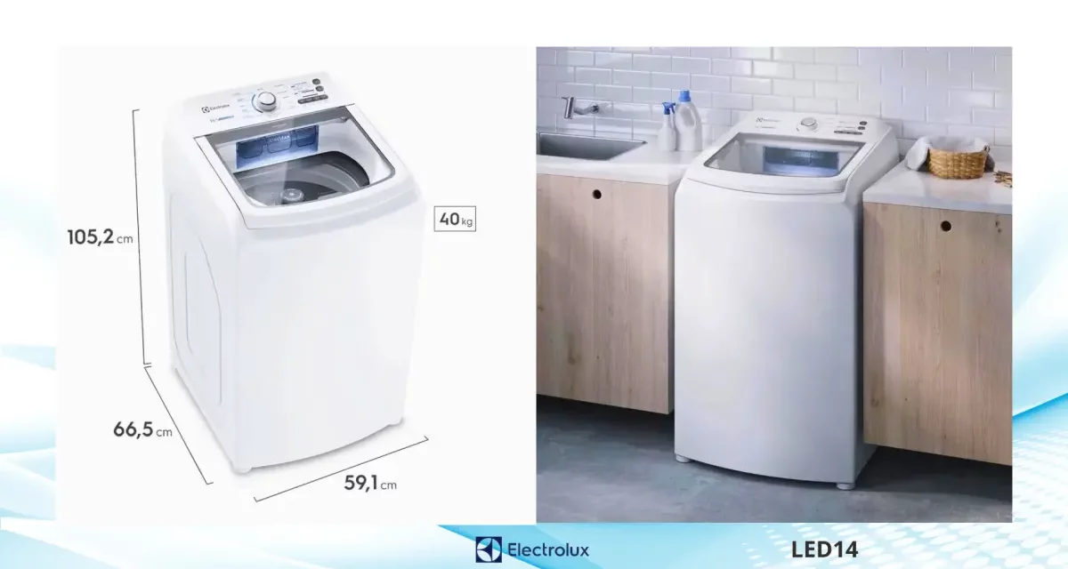 Como instalar lavadora de roupas Electrolux – LED14
