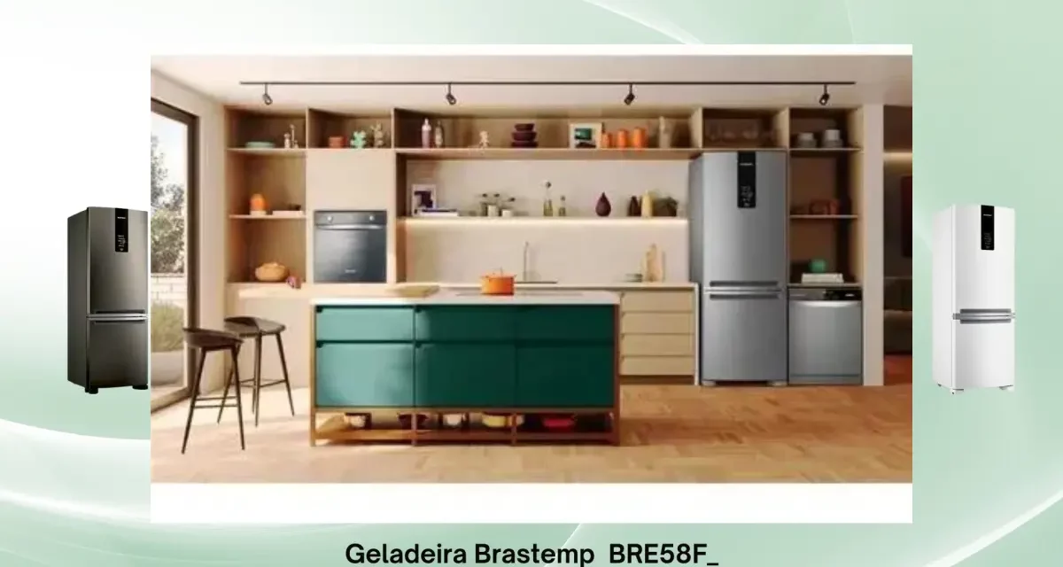 Como instalar geladeira Brastemp BRE58F_