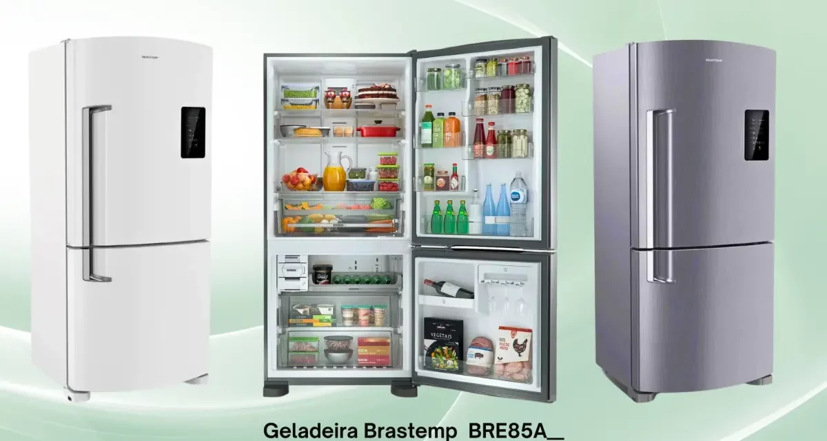 Como instalar geladeira Brastemp BRE85A_
